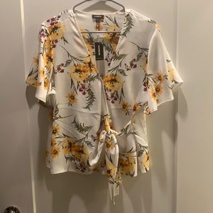 Express Floral blouse